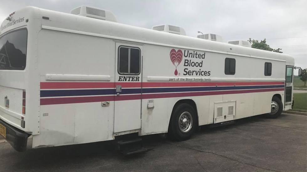 United Blood Services mobile blood donation
