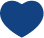 Animated blue heart symbolizing the word love