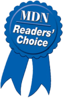 M D N Reader's choice award badge
