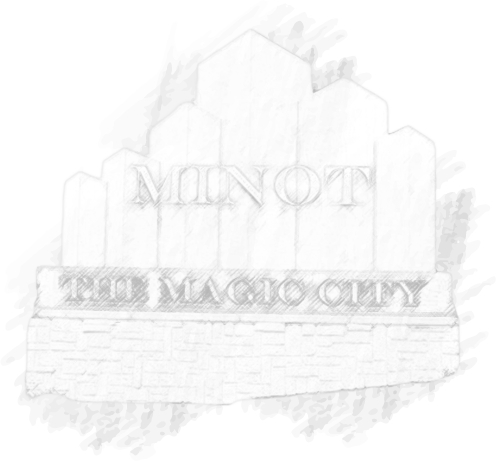Minot the Magic City sign