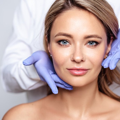 Lady has comfortable jaw